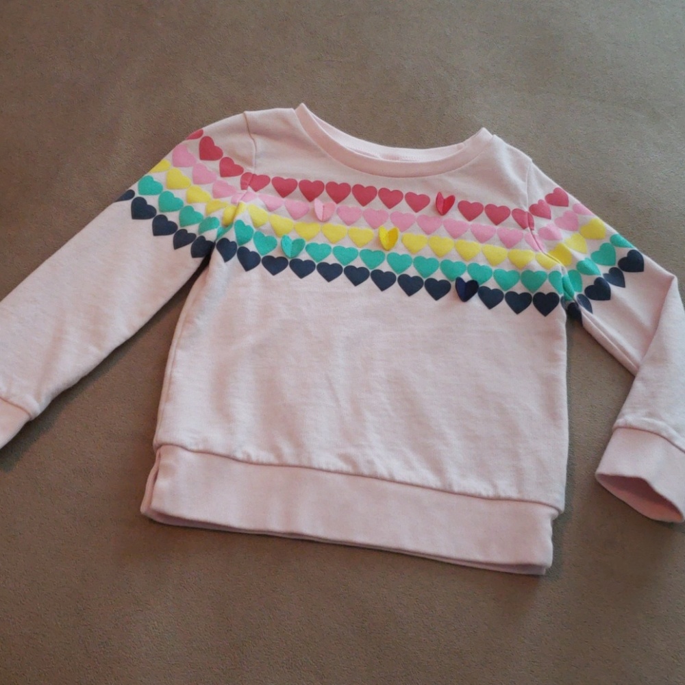 Carter's Light Pink Sweatshirt ❤💜💛💚💙